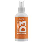 Vitamin D Spray - 60ml (4X Size) - 3000 IU x 365 Servings - Orange Flavour - 1 Year Supply x Vitamin D3 Spray