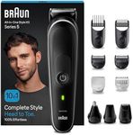 Braun All-In-One Styling Set Series 5 MGK5440 10-in-1 Set for Beard, Hair, Body Grooming and More