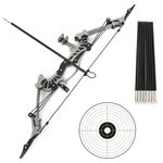 SHARROW Compound Bow and Arrows Set Bow with Arrow Target for Adult Archery Outdoor Shooting (Type 10)