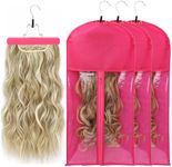 Wig Bags Storage with Hanger - 3 Pa