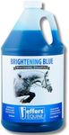 Jeffers Equine Brightening Blue Whitening Horse Shampoo, 128oz – Soap Free, Detergent Free Grooming Shampoo for Coat, Mane & Tail, Removes Tough Stains, Enhances Shine, Safe for White & Light Coats