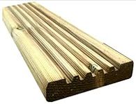 10 x Fully Treated Timber Decking Boards. 2.4 Metre Length. 95mm Width x 20mm Thickness.