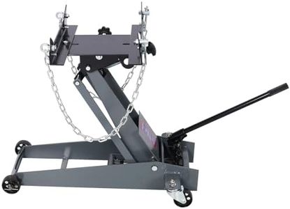 Floor Jack Automotive, Hydraulic Car Jack, Hydraulic Transmission Service Floor Jack 1/2 Ton (1000 Lb) Capacity Low Profile Hydraulic Floor Jack Hydraulic Trolley Service for Trucks Repair Light Grey
