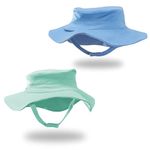 DAADUN Cap for Kids | Green Caps for Kids | Hat for Kids Boys & Girls | Baby Hat & Caps for Girls | Kids Cap Hat (in, Age, 6 Months, 12 Months, Pack of 2)