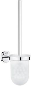 Grohe 40463001 BauCosmopolitan Toilet Brush Set, Starlight Chrome