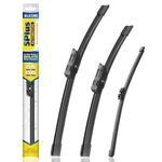 5 PLUS® Silicone Windshield Wipers Replacement for 2018-2022 Volkswagen VW Tiguan Wiper Blades(Set of 3),Automotive Replacement Windshield Wiper Blades For My Car-25"/22"/15"