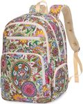 Travel Backpack for Women Large Overnight Weekender Bag Lightweight Casual Daypack College Campus Backpacks Fits 15.6 inch Laptop XL Carry On Back Pack Airline Approved Paisley Print Mochilas De Mujer