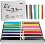 Idiy Colored Pencil Bulk Boxes - 20 Vibrant Colors per Set, 14 Each (350 count) - Pre-sharpened, Safety Tested For Kids, Teachers, Art Class, Gift Craft Project or Classroom Back To School Supplies