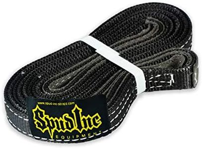Spud Upper Body Sled Strap Total Body Workout Weight Lifting CrossFit (Black)
