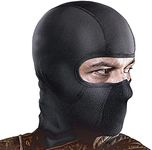 Naroo F9F - Flat-Seam Stitching Filtering Windproof Quick-Dry Cold Weather Motorcycle Full Face Winter Balaclava Black