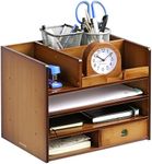 Navaris Bamboo Desk Organiser - Woo
