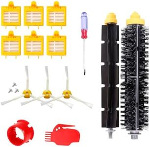 MIRTUX Kit de Recambios Compatible con Roomba serie 700 - Repuestos para Roomba 720, 750, 760, 765, 770, 775, 776, 780, 785, 790...(Todos los modelos) - Pack de Rodillos, Filtros, Cepillos Laterales