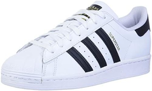 adidas Originals Men's Superstar Sneaker, White/Black/White, 9 US