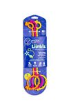 Mobi Liinklz Silicone Tethers - Toy Straps for Baby, Stroller Toy Straps, Baby Toy Holder, Toy Safety Straps, High Chair, Flexible & Soft, Easy to Connect, 0 Months+ - Vibrant Colors (Pack of 3)