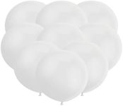 GuassLee 18 Inch Big Balloon Latex Giant Balloon Jumbo Thick Balloons for Photo Shoot/Birthday/Wedding Party/Festival/Event/Carnival Decorations 30ct/Pack White