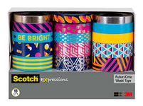 Scotch Expressions Washi Tape, 15 Rolls, Great for Decorating and Crafts (C1017-15-P2)