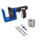 Kreg Pocket-Hole Jig 520PRO2 - Mobile, Efficient Drilling Template for Pocket Hole Connections - Fast, Stable Wood Connection - For Material Thicknesses from 12 mm - 38 mm - Includes Drill, Bit