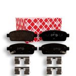 febi bilstein 16894 Brake Pad Set with fastening material, 1 unit