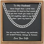 JoycuFF to My Husband Necklace Birt