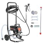 VEVOR Stand Airless Paint Sprayer, 950W 3000PSI High Efficiency Electric Airless Sprayer with Cart, Fine and Even Painting Effect, Paint Sprayers for Home Interior and Exterior Furniture and Fences