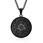 XUANPAI Christmas Gifts The Seal of the Seven Archangels Amulet Pendant Necklaces Gabriel Uriel jewelry gift witch pagan Jewelry, Metal