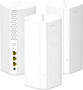 Tenda AX3000 Whole Home Mesh Wi-Fi 6, Dual-Band, Coverage up to 650 Sqm, 160 MHz, 1024-QAM, Mesh Network for 160+ Devices, Ultra-Low Latency Seamless Roaming, Compatible with Alexa【Nova EX12(3 Pack)】