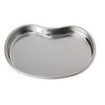 TOSSPER Stainless Steel Kidney Bowl Reusable Dental Dish Metal Surgical Trays Medical Instrument Plate 21 * 13.8 * 2.5cm