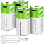 TEMIBATT Rechargeable C Batteries 4