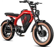 Luckeep M5 Ultra Electric Bike for Adults/Teen, 2000W Dual Motor, 52V 40Ah Removable Dual Battery,160 Miles 32MPH, 20x4 Fat Tire Electric Motorcycle Dirt Bike with Full Suspension Road/Off-Road