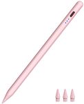 Pencil for iPad 2018-2023, HATOKU Quick Charging Pen with Tilt Sensitivity & Palm Rejection, Magnetic Pen Compatible with iPad Air 3/4/5, iPad Mini 5/6, iPad 6-10 Gen, iPad Pro 11"/12.9" (Pink)