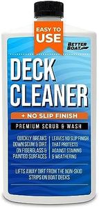 Boat Non Skid Cleaner Deck Cleaner for Boat Wash Soap Marine Grade Fiberglass Aluminum Boat Cleaner to Clean Anti Stick Surface, Plastic, Vinyl, Composite Floor & Hull Sealant Cleaning Supplies 32oz