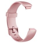 Tobfit Watch Strap Compatible with Inspire 2 (Watch Not Included), Removable Soft Belts for Fitbit Inspire 2 Wristband, Smartwatch Band for Men & Women (Rose Gold)