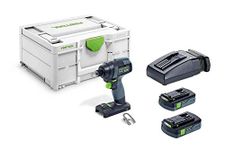 Festool 576483 Cordless Impact Drill TID 18 C 3,1-Plus,Black