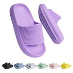 Buwege Kids Sliders Girls Boys Shower Slippers Summer Pool Soft EVA Slide Sandals Outdoor Bath House Flip Flops