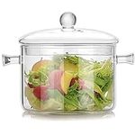 Glass Saucepan with Cover,1.5L/50 O