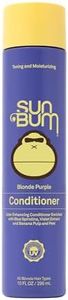 Sun Bum Blonde Purple Conditioner |UV-Protecting and Cruelty Free Color Enhancing Hair Treatment for Blondes | 10 oz, 1 kg