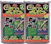 Zoo Med Eco Earth All-Natural Loose Coconut Fiber, Safely Composted, Tropical Substrate for Reptiles (8 Quarts, 2-Pack)