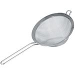 Fackelmann Sieve 15cm⌀, Strainer, Fine Mesh, Stainless Steel, 15x20x32.5cm, Silver