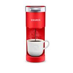 AONELAS Keurig K-Mini Coffee Maker, Single Serve K-Cup Pod Coffee Brewer, 6 to 12 oz. Brew Sizes, Poppy Red