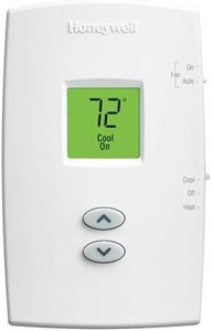 Honeywell PRO 1000 Single Stage Heat/Cool Vertical Non-Programmable Thermostats - Black and White - TH1110DV1009/U TH1110DV-1
