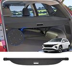 BIGACOVER Cargo Cover for Hyundai Tucson 2022 2023 Retractable Rear Trunk Security Cover Shield Shade Accessories No Drilling Required