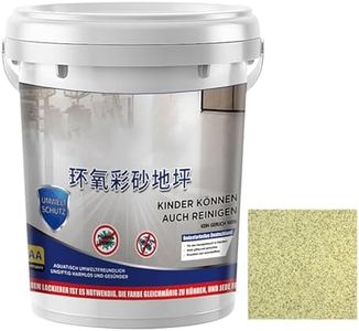 Epoxy Floor Paint for Concrete, High Gloss Marble Effect Coating, Coat Quick-Drying Stain-Resistant Painting for Construction Outdoor Indoor Garages Concrete Home Basements