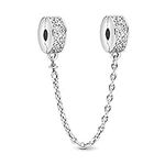 Ouroyea Clip Safety Chain Charm 925