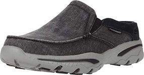 Skechers Mens Creston Slip on Canvas, Black, 12