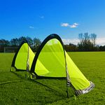 FORZA Flash Pop-Up Football Goals [Pair] | Kids Football Goals for the Garden | Mini Football - Quick & Easy Pop Up Portable Goals | [2.5ft, 4ft & 6ft] (2.5ft [Pair])