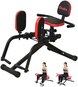 Ocdin Hip Abductor Adductor Machine for Home Gym, Inner and Outer Thigh and Glute Workout System (Black)