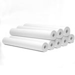 WINSOME Paste The Wall Lining Paper 10m Long Wall Lining Paper Paintable Backing Paper Plain White Thick Painting Paper, Heavy Duty PVC Free and Breathable | Pack of 8