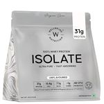 Wellbeing Nutrition Clean Whey Protein Isolate 1kg Unflavoured | 31g Protein, 7.1g BCAA | 4B CFU Probiotics & Natural Digestive Enzymes | Fast Absorbing, No Bloating, Easy to Digest | Faster Muscle Recovery