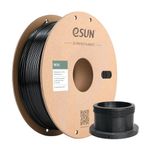 eSUN PETG Filament 1.75mm, 3D Printer Filament PETG, Dimensional Accuracy +/- 0.05mm, 1KG Spool (2.2 LBS) 3D Printing Filament for 3D Printers, Solid Black