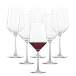 Schott Zwiesel Tritan Crystal Glass Pure Stemware Collection Cabernet Red Wine Glass, 18.6-Ounce, Set of 6